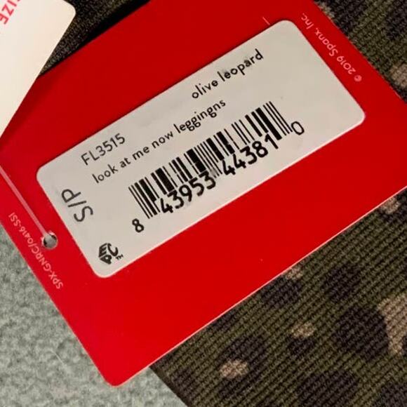 SPANX Leopard Look at Me Now Leggings Activewear Loungewear‎ Small FL3515 $68 - Picture 6 of 7